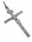 Pendentif UnoAErre Pendentif Crucifix italien en or blanc 58 Facettes
