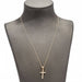 Collier Collier pendentif croix en or et diamants 58 Facettes D363121CG