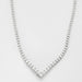 Collier Collier Tennis or blanc et diamants 58 Facettes