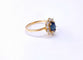 Bague 51 Bague marguerite or jaune saphir et diamant 58 Facettes Bag.marg.S-DV.38