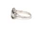Bague 62 Bague Contemporaine or blanc, saphirs et diamants (+- 0,66ct) 58 Facettes B686