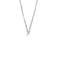 Collier COLLIER OR BLANC 1 DIAMANT O,O7ct 58 Facettes M8927