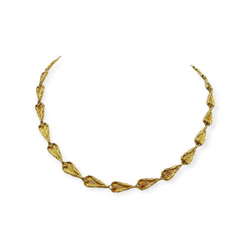 Collier Collier design feuilles sculptées 58 Facettes 330080105