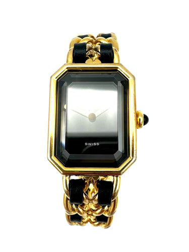 Montre CHANEL - Collection Première, montre plaqué or (full set) 58 Facettes