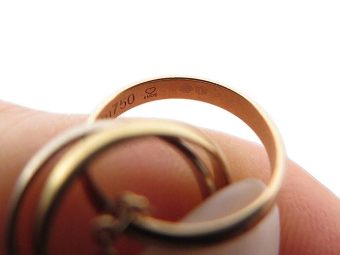 Collier collier CARTIER trinity mini pendentif 3 anneaux ors 18k 58 Facettes 269166