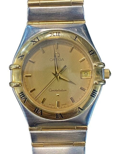 Montre OMEGA - Montre Constellation acier/ or jaune 58 Facettes