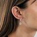 Boucles d'oreilles Boucles d’oreilles pendantes diamants or blanc 58 Facettes