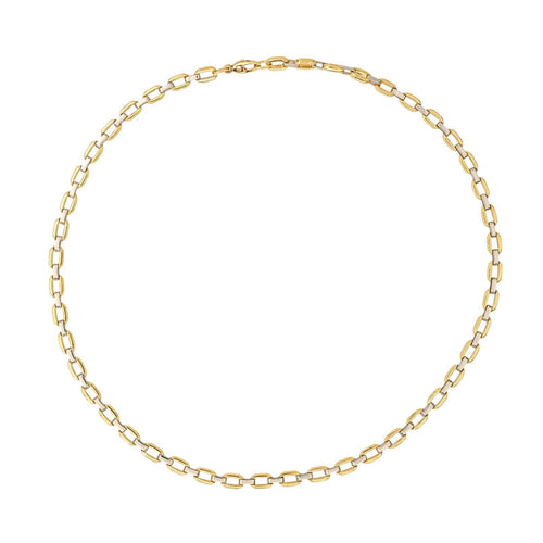 Collier Collier Chaîne Or jaune, Or blanc 58 Facettes 4455432CN