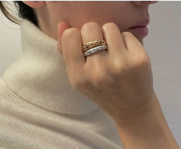 Bague 52 POMELLATO - Bague Milano en or et diamants 58 Facettes