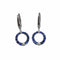 Boucles d'oreilles Boucles d'oreilles en or blanc 18 carats serties de saphirs et de diamants 58 Facettes PE697