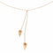 Collier Ginette NY Collier Négligé Mrs Joe Mini Lariat Or rose 58 Facettes 2678596CN