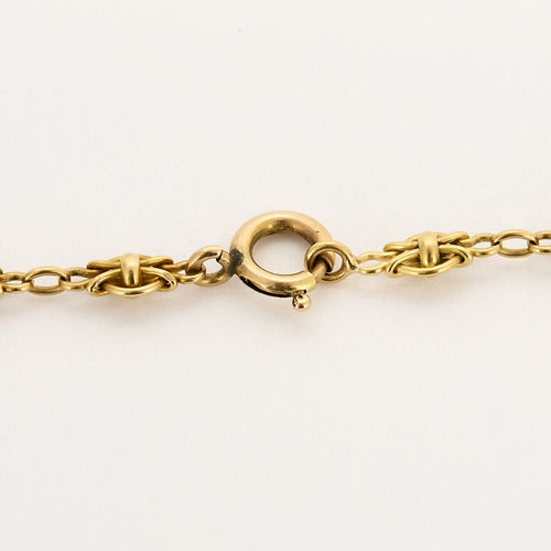 Collier Collier en Or jaune et perles blanches 58 Facettes SQU3599X2