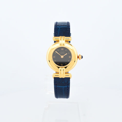 Cartier Must Colisée - Black roman dial 58 Facettes