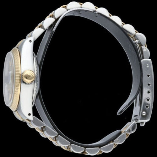 Montre Rolex Montre Date Just Or Jaune 18K / Acier Lady 58 Facettes MT36247