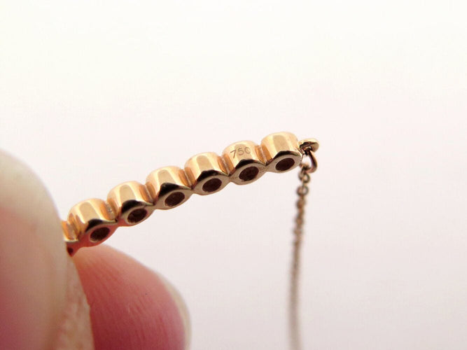 Bracelet bracelet VANESSA TUGENDHAFT 7 diamants 0.1ct prince3 17cm or rose 18k 58 Facettes 272155