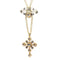 Pendentif Éclat divin : pendentif croix en or des années 1730 58 Facettes 20240-0285