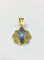Pendentif Pendentif Topaze Bleue 58 Facettes
