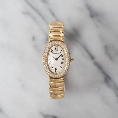 Cartier Baignoire Small YG Diamonds 58 Facettes 392