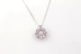 Collier Collier saphirs roses et diamant 58 Facettes