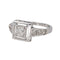 Bague 55 Bague Or blanc Diamant 58 Facettes 4084164CN