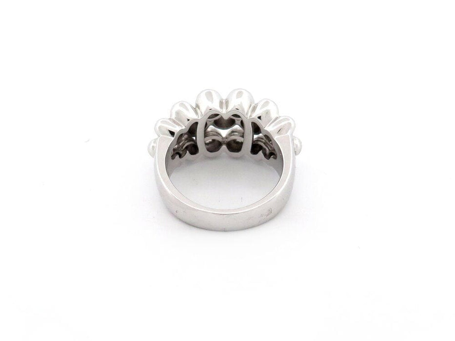 Bague 51 bague BOUCHERON grains de raisins 51 en or blanc 18k 58 Facettes 265064