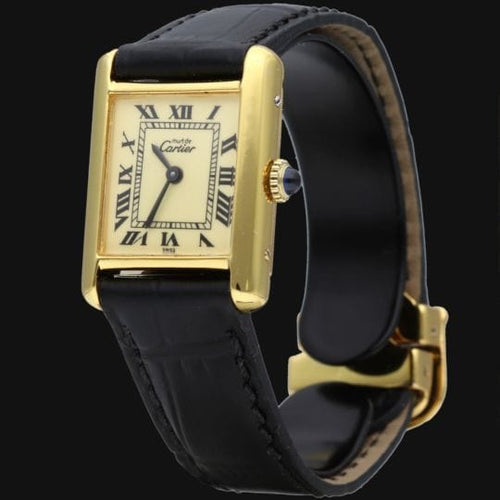 Montre Cartier Montre Tank Vermeil 58 Facettes MT42986