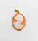Pendentif Pendentif vintage or 18k camée coquille 58 Facettes A05882