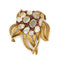 Broche Broche - Or jaune, Rubis, Pierres de Lune 58 Facettes 250199R