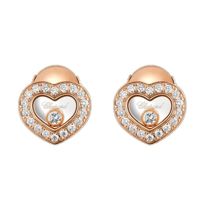 Boucles d'oreilles CHOPARD - Boucles d’oreilles Happy diamonds or jaune 58 Facettes