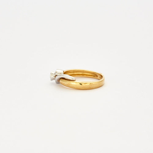 Bague 54 Solitaire vintage 58 Facettes 1822