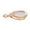 Pendentif Pendentif Poire Or rose Morganite, Diamant 58 Facettes 4063808RV