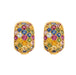 Boucles d'oreilles BOIVIN- Clips d'oreilles saphirs multicolores 58 Facettes