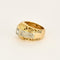 Bague 54 Bague en or jaune, blanc et diamants 58 Facettes DRE1471