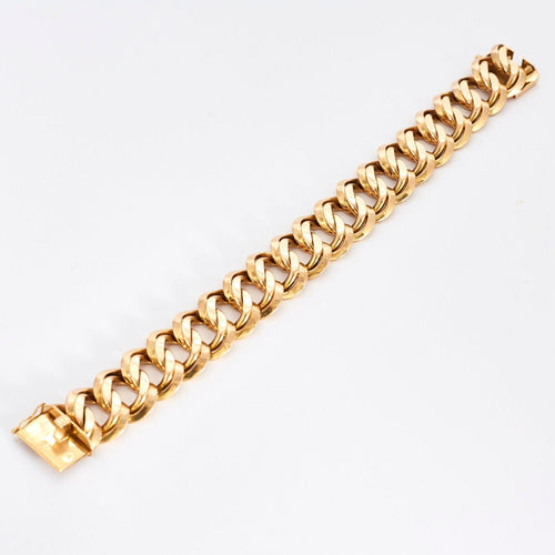 Bracelet Bracelet maille américaine or rose 58 Facettes AB64