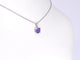Pendentif Pendentif en or blanc avec améthyste 58 Facettes 2193