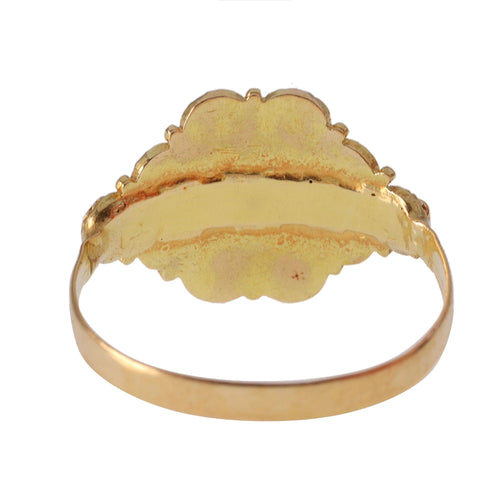 Bague 57 Élégance éternelle : l'anneau d'or historique de Hollande 58 Facettes 24043-0184