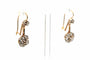 Boucles d'oreilles Dormeuses Or jaune Diamants taille Rose 58 Facettes 22964