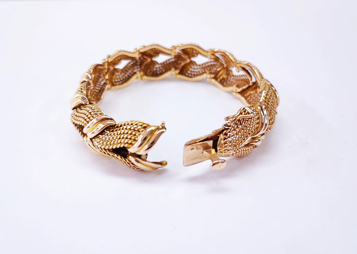 Bracelet Bracelet or jaune 18K Années 60 58 Facettes BRAC.TULIP-1505