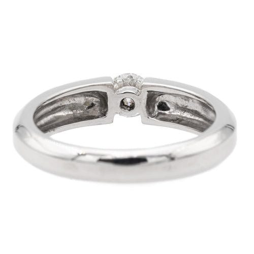 Bague 48 Bague Solitaire Or blanc Diamant 58 Facettes 876345CD