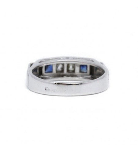 Bague 54 Bague - Or, Saphirs Diamants 58 Facettes 220009R