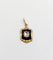 Pendentif Pendentif victorien or jaune et argent, diamant table 5mm (circa 1850) 58 Facettes A06304