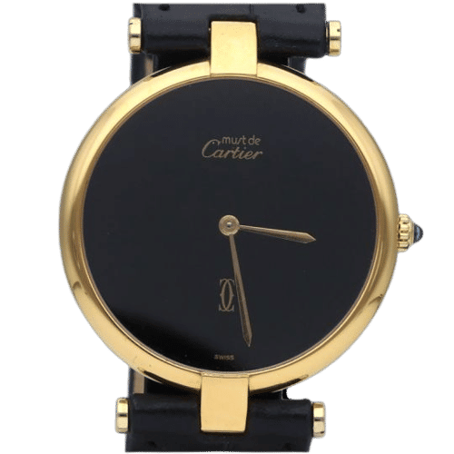 Montre Cartier Montre Must De Cartier Vermeil 58 Facettes MT44875