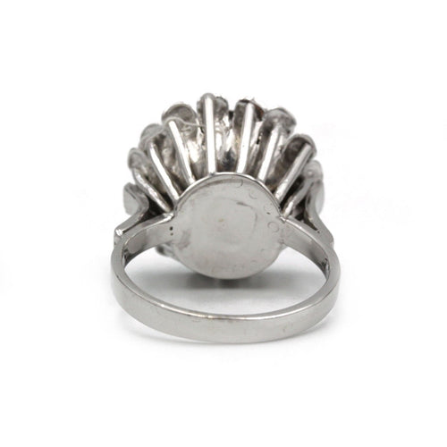 Bague 56 Bague - Or blanc et diamants 58 Facettes 1088-1