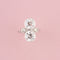 Bague 52.5 Bague ancienne Art Déco Toi & Moi platine et diamants 58 Facettes