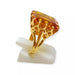 Bague 47 Bague or jaune citrine 58 Facettes 330066965