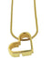 Collier UNOAERRE - Collier en or jaune avec pendentif cœur 58 Facettes