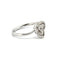 Bague 54 Bague en or blanc 18 carats et diamants 58 Facettes