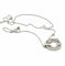 Collier Collier en or blanc 18 carats et diamants 58 Facettes