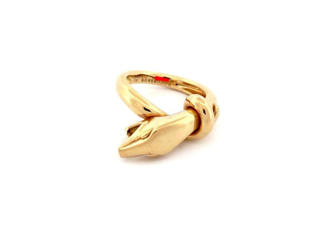 Bague 51 bague BOUCHERON trouble serpent 51 en or jaune 18k 10gr snake en 58 Facettes 265232