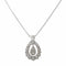 Collier Collier Or blanc Diamant 58 Facettes 4155738CN